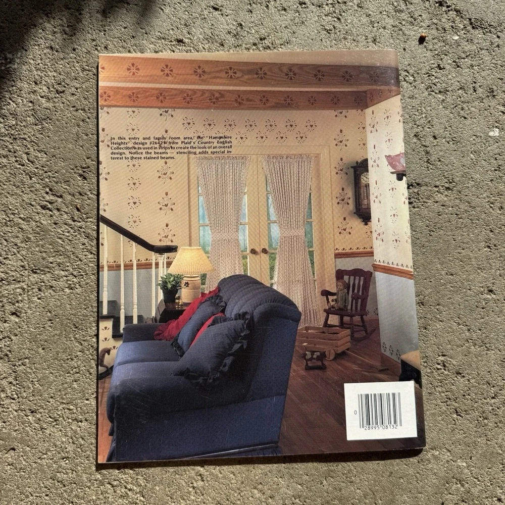 VTG The Complete Stenciler‎ Plaid #8132 by Jane Gauss Vintage 1986